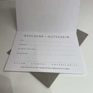 elscheidt Gutschein aufgeklappt