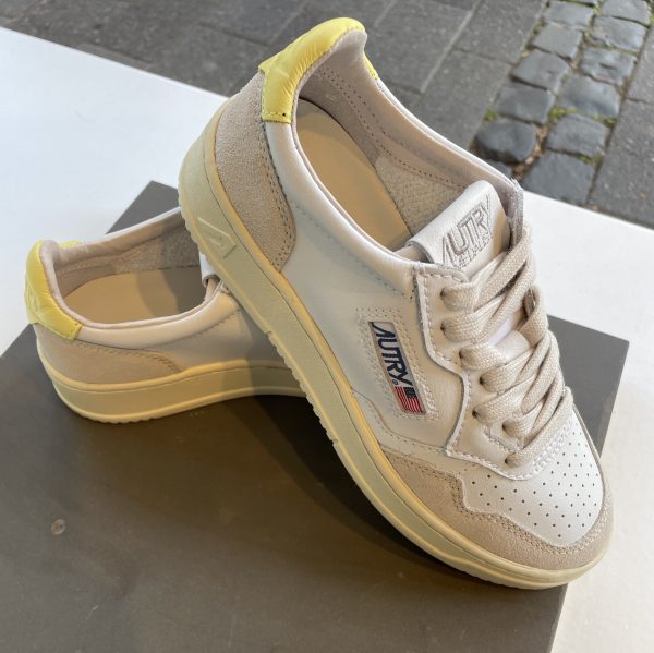 Autry Sneaker Schuhe gelb/weiß