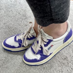 Autry Sneaker Schuhe Canvas weiß/violet