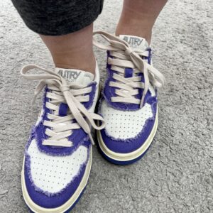 Autry Sneaker Schuhe Canvas weiß/violet