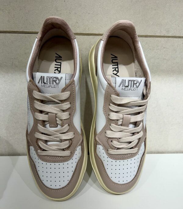 Autry Sneaker Schuhe weiß/taupe WB25