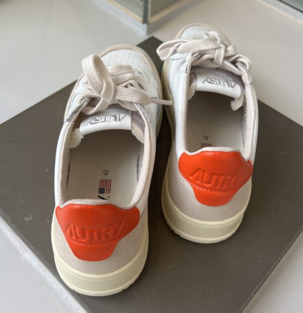 Autry Sneaker Schuhe weiß/orange