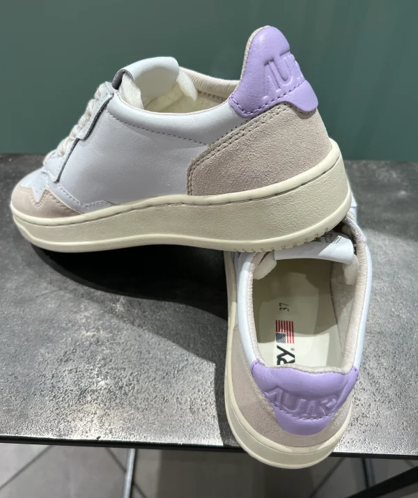 Autry Sneaker Schuhe weiß/flieder
