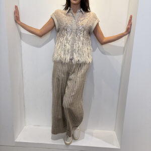 Brunello Cucinelli Bluse Dazzling an Model