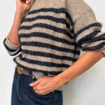 Brunello Cucinelli Pullover Tweed Optik gestreift