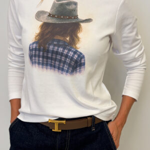 Margittes T-Shirt Cowgirl Ansicht nah