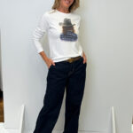 Margittes T-Shirt Cowgirl mit Jeans