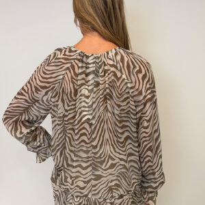 Riani Bluse Zebra print Ansicht hinten
