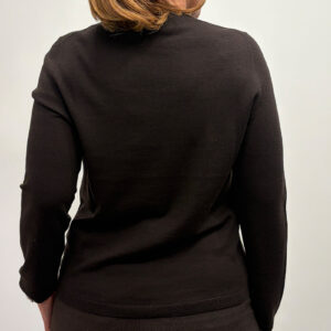Allude Pullover Rücken Farbe braun