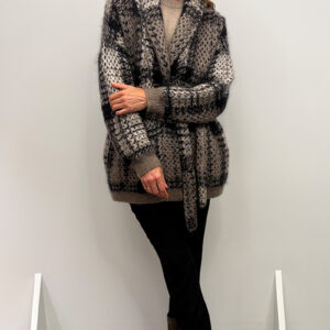 Brunello Cucinelli Longcardigan an Model
