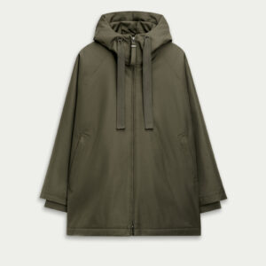 G-Lab Cape-Jacke Pure Komplettansicht ohne Model ermerald green