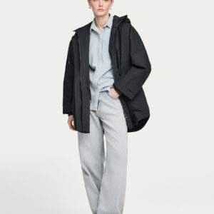 G-Lab Cape Jacke Feli an Model offen getragen